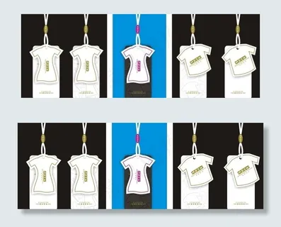 服装吊牌设计图片
