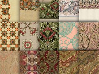 古典花纹背景填充图片