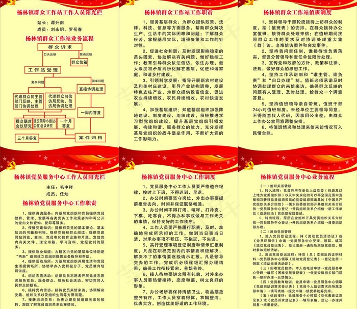 群众工作制度牌图片cdr矢量模版下载