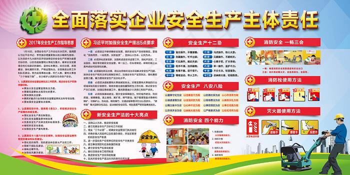 2017年绿色安全生产活动月展板