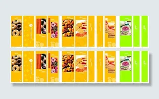 食品区域包柱图片