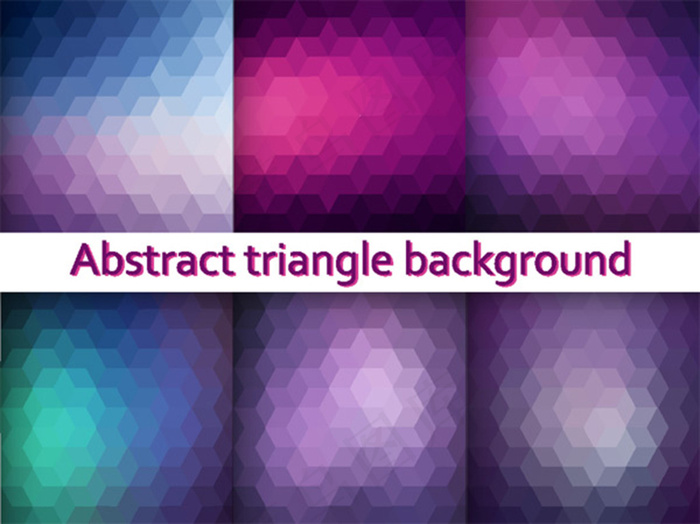 几何多边形背景矢量素材