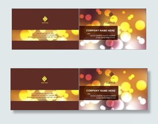 用于娱乐时尚型企业个人的名片模板