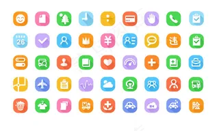 扁平化图标素材psd矢量源文件