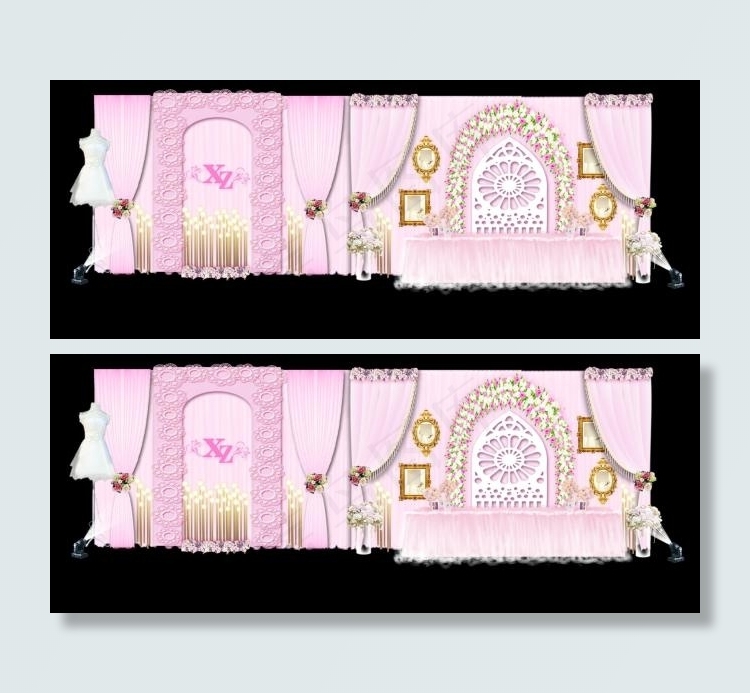 婚礼迎宾区效果