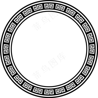 中国风边框花纹装饰png素材