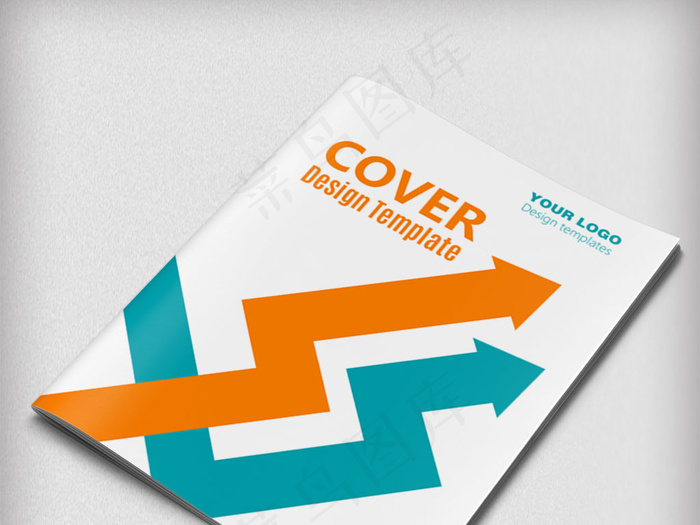 简洁金融投资理财企业画册封面设计