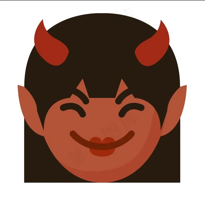 小恶魔矢量人物形象设计ai矢量模版下载