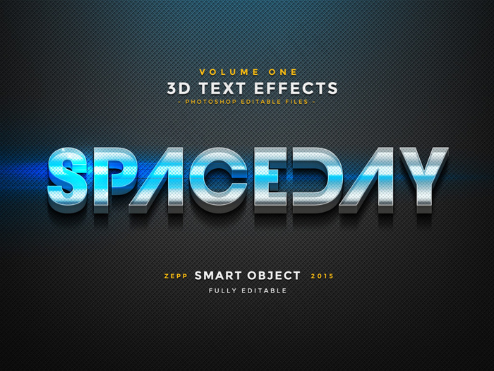 英文字体设计立体感LOGO设计3D...psd模版下载