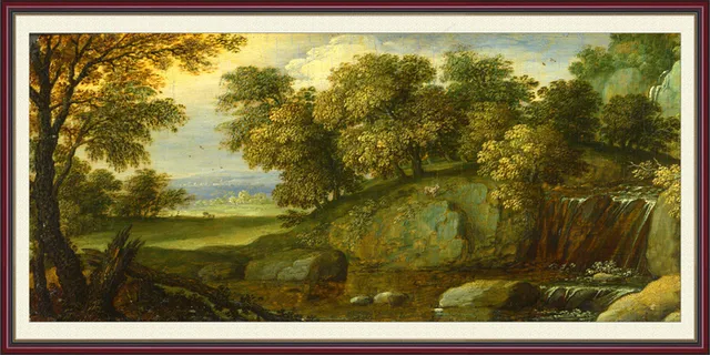 名人西方装裱油画