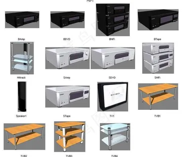 HIFI 高保真 电视桌 音响 电...