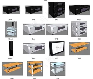 HIFI 高保真 电视桌 音响 电...