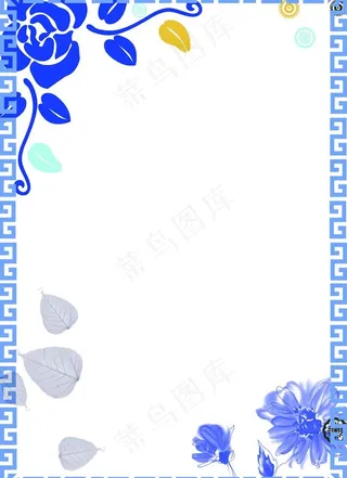 青花瓷展板图片