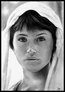 美女人物绘画图片