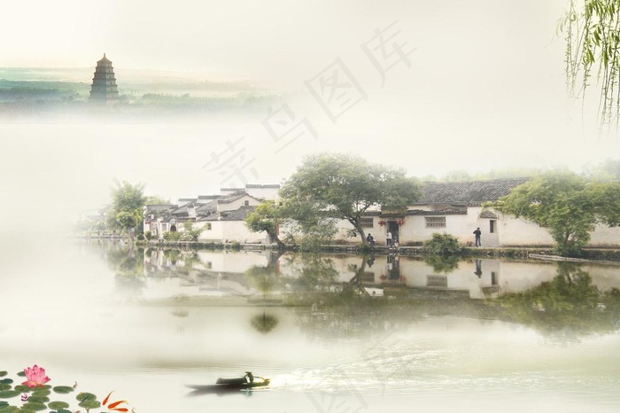 中国风 古典风图片(3243X2339(DPI:300))psd模版下载
