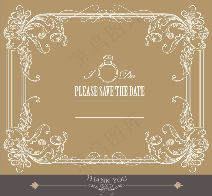 线条花边背景矢量图5