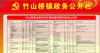 政务公开栏图片