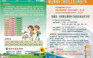 斯达寒假招生图片