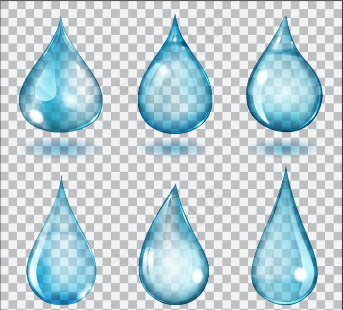 梦幻水滴eps,ai矢量模版下载