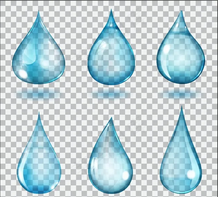 梦幻水滴eps,ai矢量模版下载