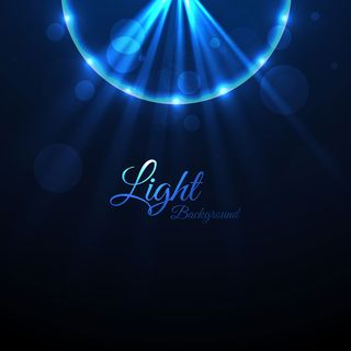 明亮的蓝色灯光背景