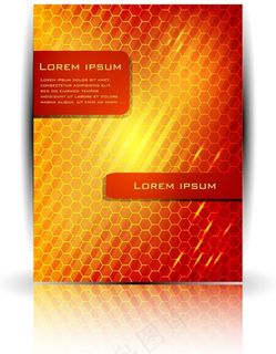 画册封面背景矢量图