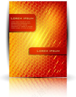 画册封面背景矢量图