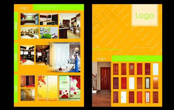 家居宣传页图片cdr矢量模版下载