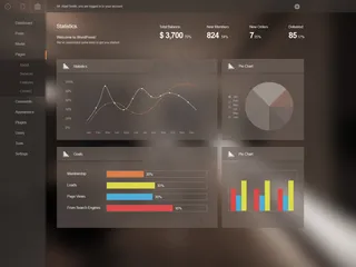 彩色图表APP界面