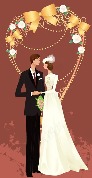 男女人物卡通图