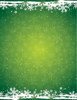 绿色的雪花背景矢量eps,ai矢量模版下载
