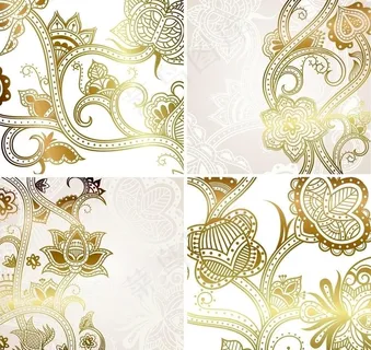欧式花纹古典花纹底纹图片