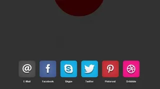 jQ社交媒体网络按钮图片