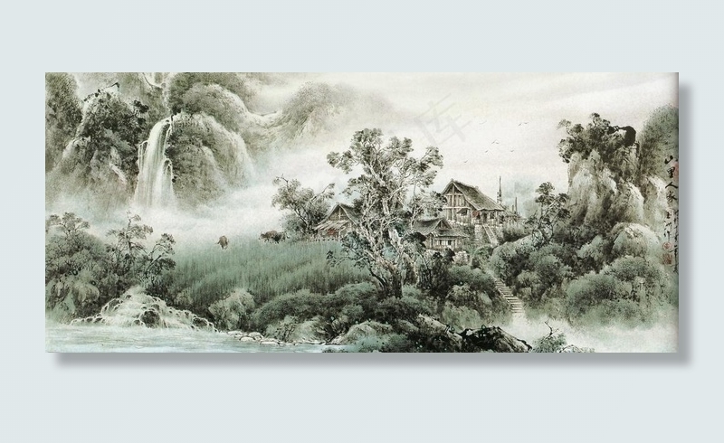 山里人家图片