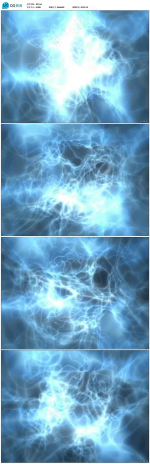 清新动态线条粒子视频素材