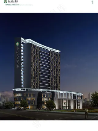 枣庄中医院正面效果图片