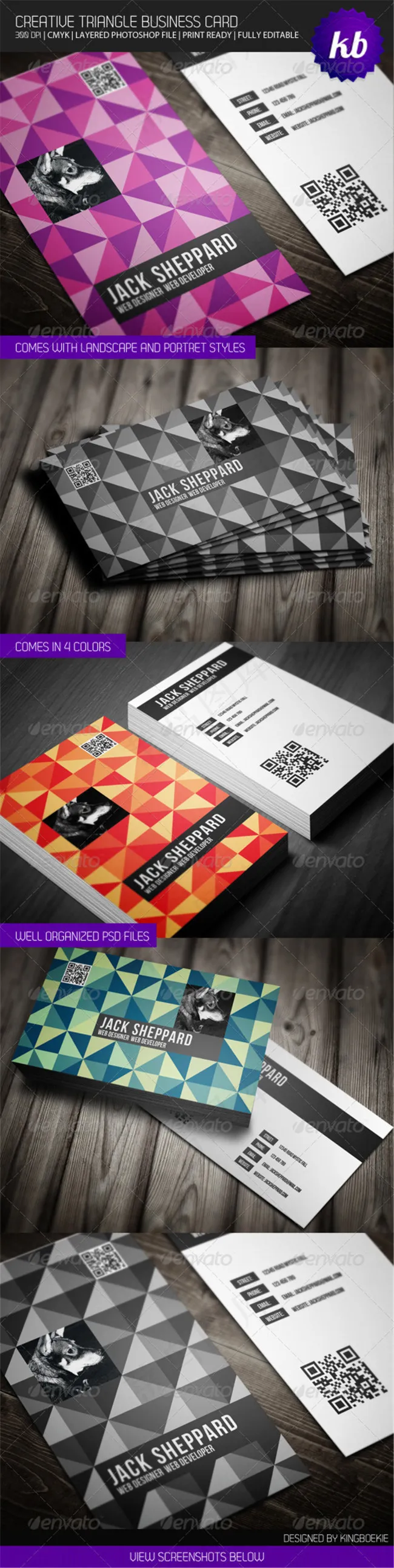 商业个性名片设计(675X1125(DPI:300))psd模版下载