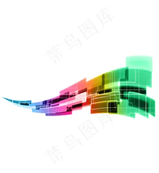 彩色背景矢量素材