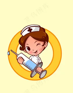 卡通人物矢量图护士 卡通人物矢量图护士