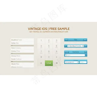 扁平化手机界面设计