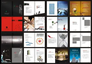 企业营销画册设计矢量源文件