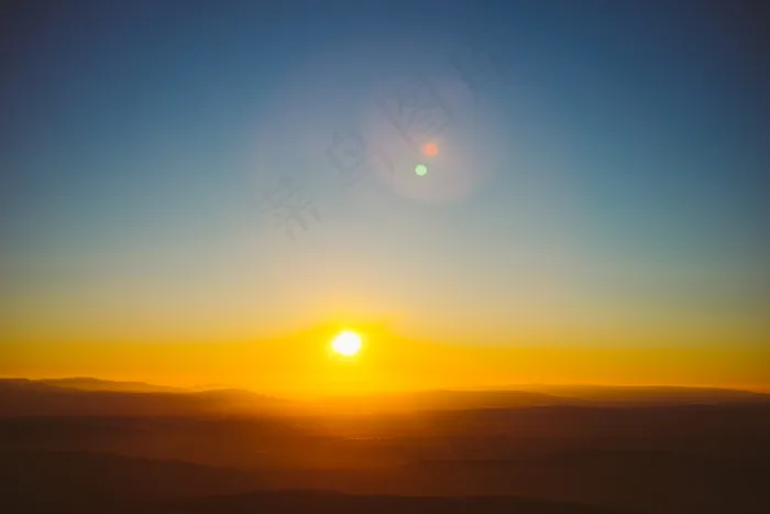 唯美的黄昏景色高清图片