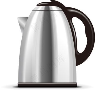热水壶电器矢量素材