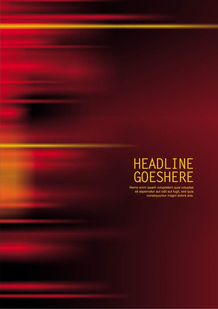 豪华红色背景素材