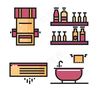 日常用品icon图标