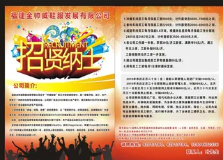 招聘宣传单图片