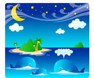 夏天风景素材图片