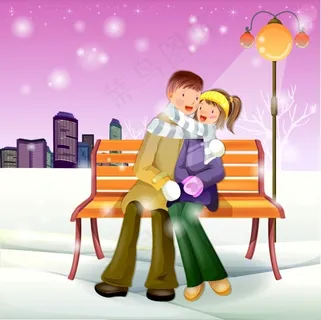 戴一带围巾的情人 戴一带围巾的情人