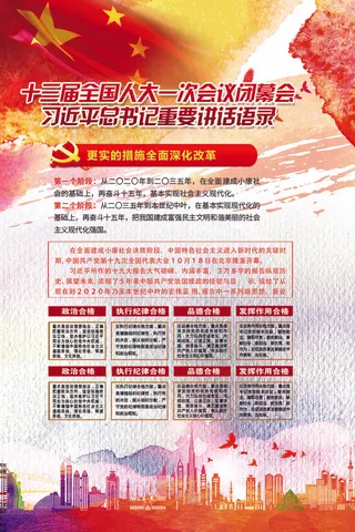 领航新征程宣传挂画设计