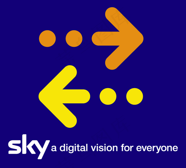 Sky_TV(1) logo设计欣...